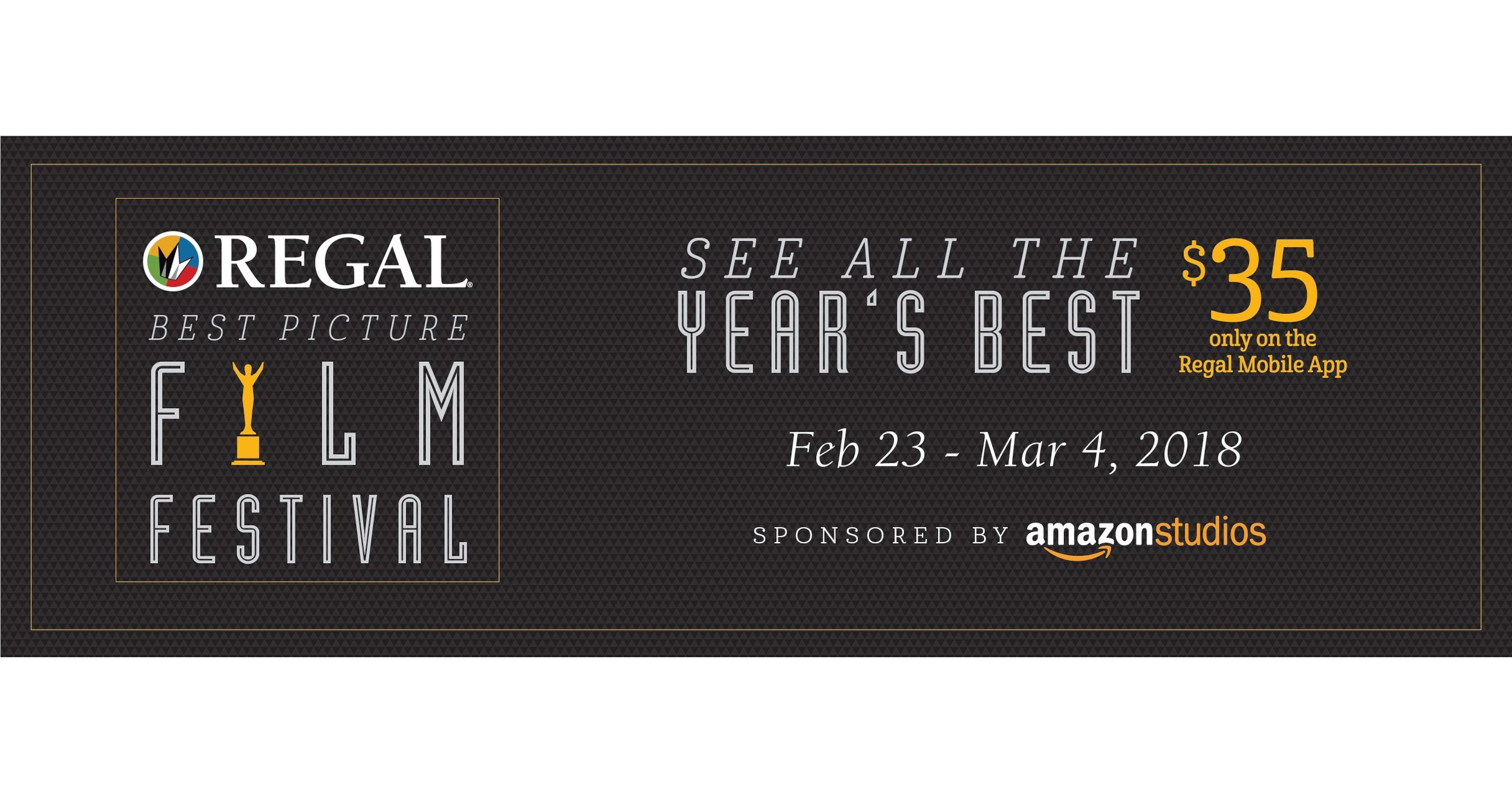 Regal Announces the Regal Best Picture Film Festival