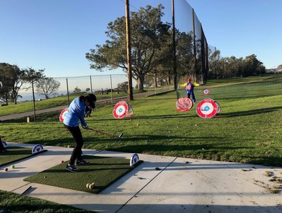 Students from the Pro Kids First Tee of San Diego attend Farmers Insurance and Rickie Fowler Youth Golf Event as part of the 2018 Farmers Insurance Open