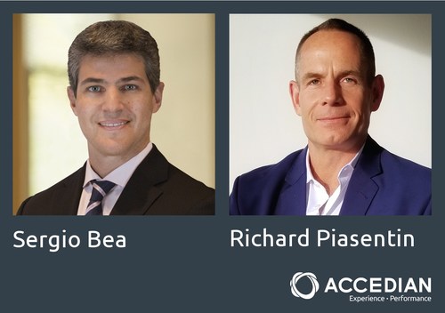 Sergio Bea et Richard Piasentin rejoignent l'équipe de direction d'Accedian pour développer de nouveaux marchés. (Groupe CNW/Accedian Networks Inc.)