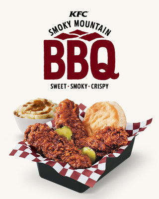 KFC introduces unexpectedly crispy, undeniably delicious Smoky Mountain BBQ that everyone can agree on available beginning January 29 in participating U.S. restaurants.