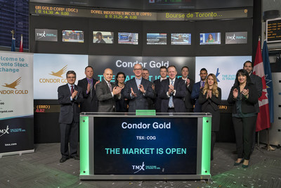 Condor Gold plc Opens the Market (CNW Group/TMX Group Limited)