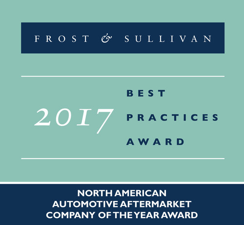Frost & Sullivan recognizes Delphi Technologies with the 2017 North American Company of the Year Award.