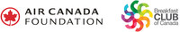 Logo: Air Canada Foundation; Breakfast Club of Canada (CNW Group/Breakfast Club of Canada)