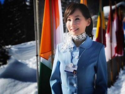 Jane Sun, CEO of Ctrip at the World Economic Forum in Davos, Switzerland