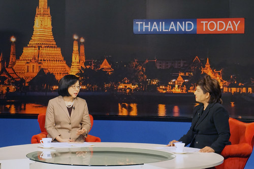 Thailand Board of Investment Secretary General detailed SMART Visa benefits in an interview with National Broadcasting Services of Thailand (NBT World) (PRNewsfoto/Thailand Board of Investment)