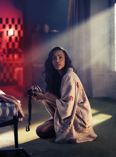 Zoe Saldana plays Mia Parc in the Campari Red Diaries short movie, The Legend of Red Hand shot by Matteo Bottin (PRNewsfoto/Campari)