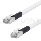 L-com Introduces New Plenum Rated, Shielded Cat6 Cable Assemblies with 23 AWG Solid Conductors
