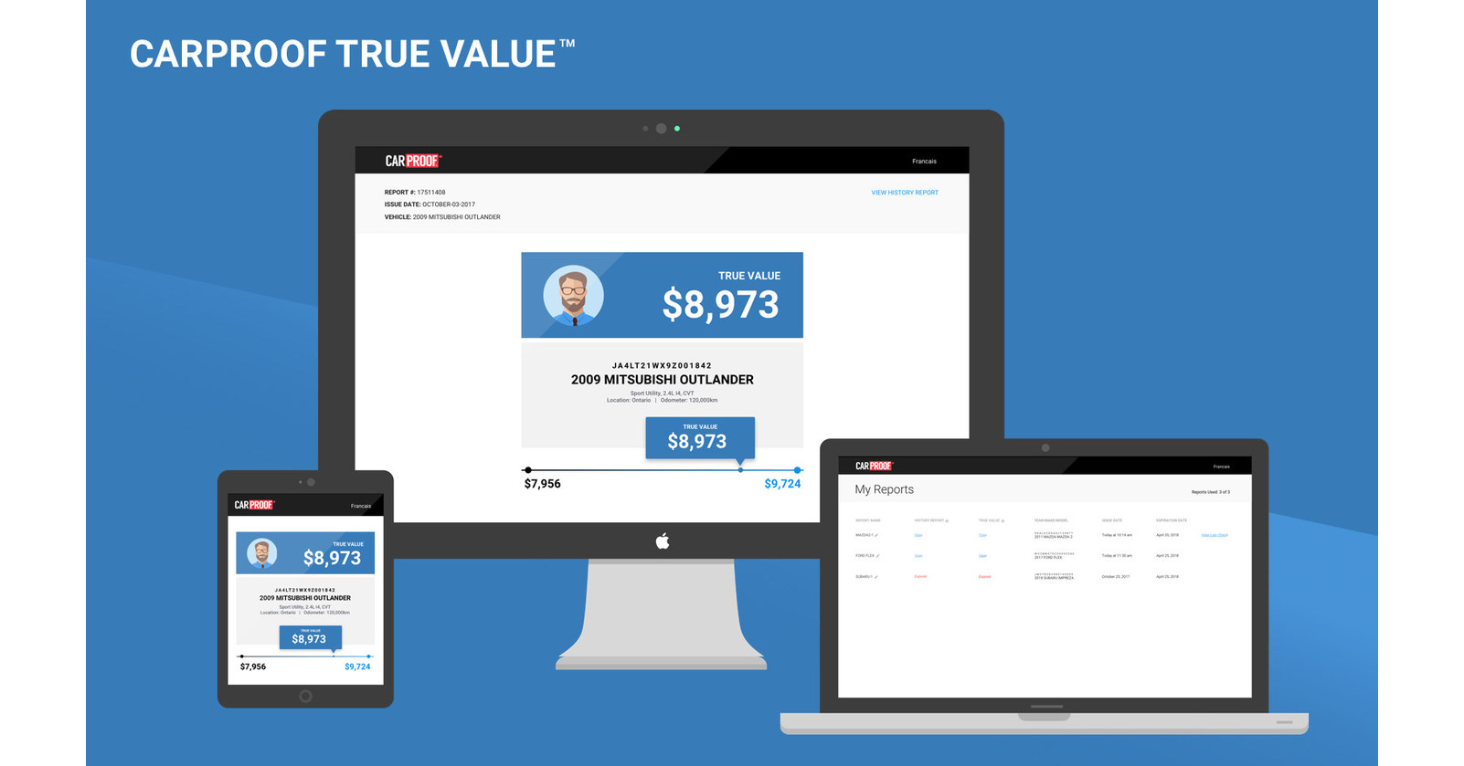 CARPROOF True Value™ Provides Data-Driven Used Car Values