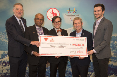 Canadian Tire Jumpstart Charities and Pfizer Canada were announced as the two lead campaign partners of the ImagiNation campaign on Thursday, contributing to the development of parasport in Canada. (CNW Group/Canadian Paralympic Committee (Sponsorships))