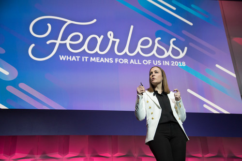 Sarah Kennedy, Marketo CMO, announces the theme for this year's Marketing Nation® Summit, The Fearless Marketer. The premier digital marketing conference runs April 29-May 2 in San Francisco.