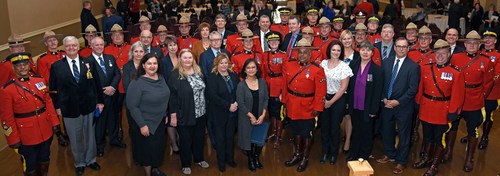 To honour all those actions that make up a long career of exemplary service and good conduct, RCMP Long Service Awards were presented to 41 recipients in London, Ontario. (CNW Group/Royal Canadian Mounted Police)