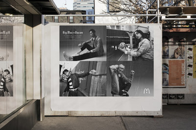 McDonald’s Canada celebrates the return of Big Mac® Bacon for a limited time with street-style inspired “teaser” ads across the country, kicking off a year-long celebration of the Big Mac’s 50th anniversary. (CNW Group/McDonald's Canada)