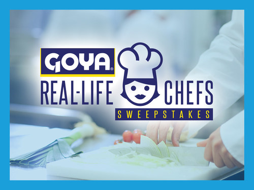Goya Foods launches its Real-Life Chefs Sweepstakes for a chance to win a five-day chef boot camp experience at The Culinary Institute of America (CIA) in Napa Valley, California.