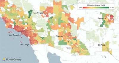 Rental yield in the Southwest