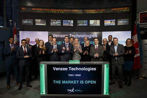 Venzee Technologies Inc. Opens the Market