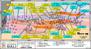 IAMGOLD Reports High-grade Drill Intersections from its 2017 Drilling Program on the Diakha Deposit, Siribaya Project in Mali