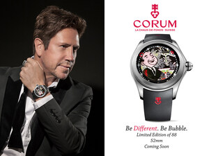 Corum Watches Unveils Renown Pop Artist Nelson De La Nuez, the King of Pop Art, Limited Edition Collection Bubble Watches Internationally