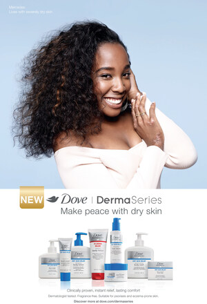 Dove Launches DermaSeries Product Collection with an Inspiring Message for Dry Skin Sufferers