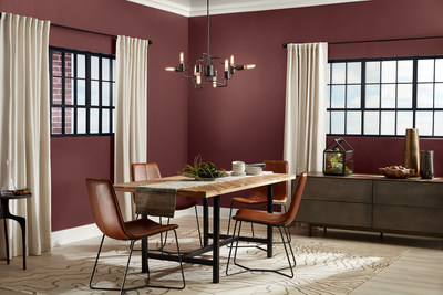 “Deep and sensuous, this red is mature enough to hold its drama to a simmer.” - Sue Kim, Valspar Sr. Color Designer