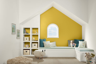 “Nature with a healthy boost, this warm yellow has the sunny disposition of a marigold.” - Sue Kim, Valspar Sr. Color Designer
