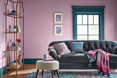 “This dusted-gray lilac brings a calm, quiet, almost-spiritual strength to light colors … and softens moodier darks.” - Sue Kim, Valspar Sr. Color Designer