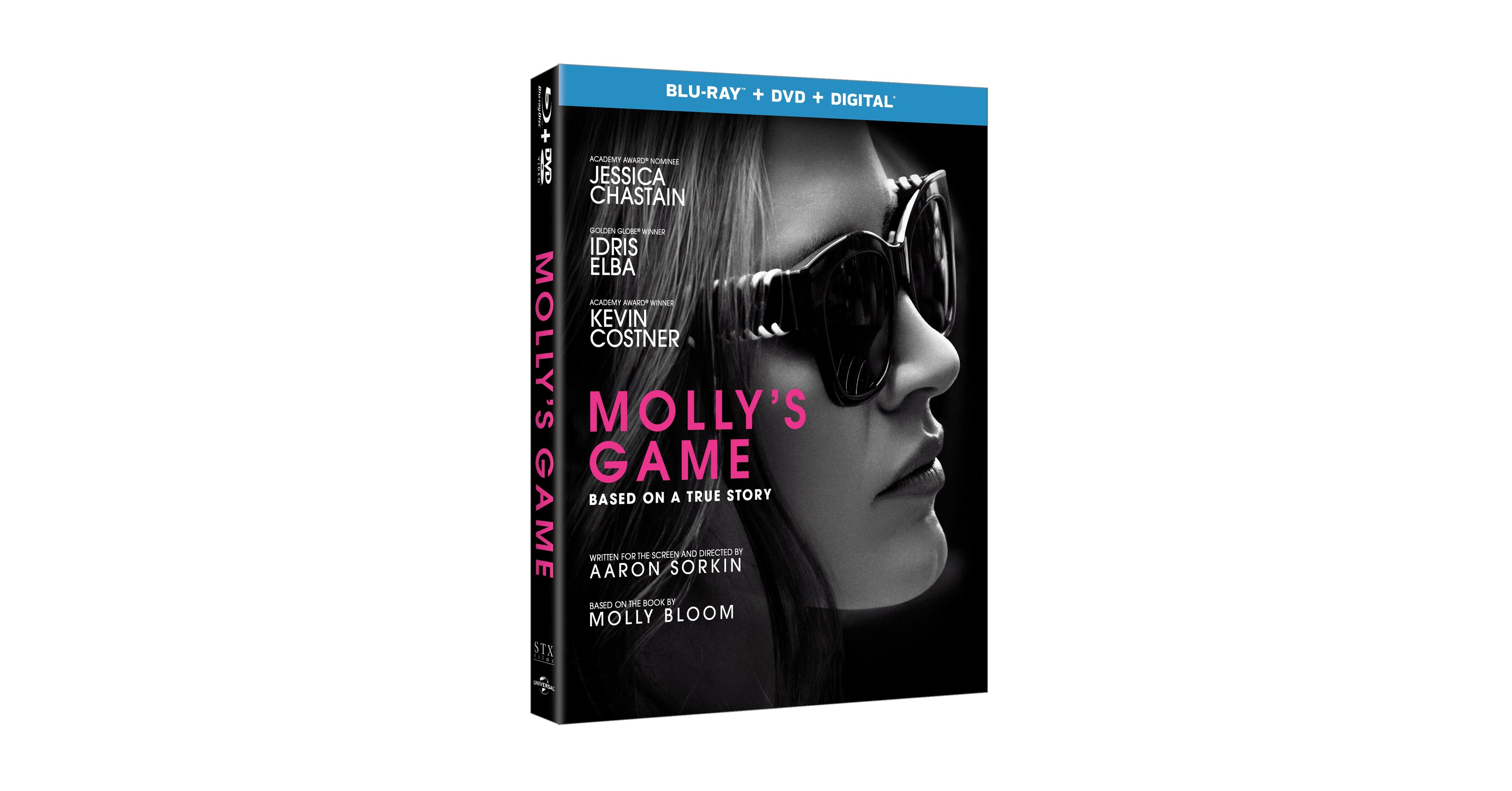  Molly's Game [Blu-ray] : Jessica Chastain, Idris Elba