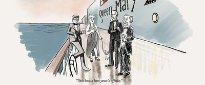 Cunard Partners with The New Yorker to Present “Cartoonists at Sea”