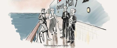Cunard Partners with The New Yorker to Present “Cartoonists at Sea”