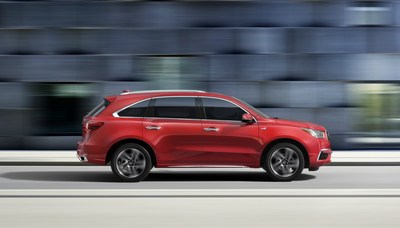 The 2018 Acura MDX Sport Hybrid begins arriving at Acura dealerships tomorrow, boasting an upgraded user interface and additional in-vehicle technology plus two new exterior colors, Basque Red Pearl II and San Marino Red. Pricing begins at a Manufacturer’s Suggested Retail Price of $52,100 (excluding $995 destination and handling).