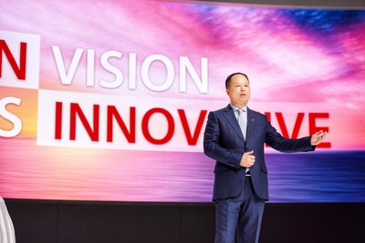 Yu Jun, Presidente da GAC Motor, no NAIAS de 2018 (PRNewsfoto/GAC Motor)