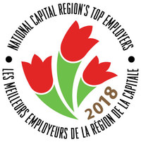 Meilleurs employeurs de la r&#233;gion de la capitale nationale (Groupe CNW/Mediacorp Canada Inc.)