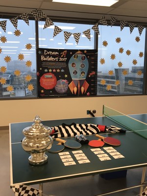 Le tournoi de ping-pong du bureau de Markham a t l'un des nombreux vnements populaires de la Fondation Sofina ! (Groupe CNW/Sofina Foods Inc.)