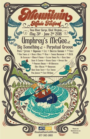 Mountain Music Festival Announces 2018 Festival Lineup: Two Nights of Umphrey's McGee &amp; BIG Something Headline Event at ACE Adventure Resort, May 31st - June 2nd