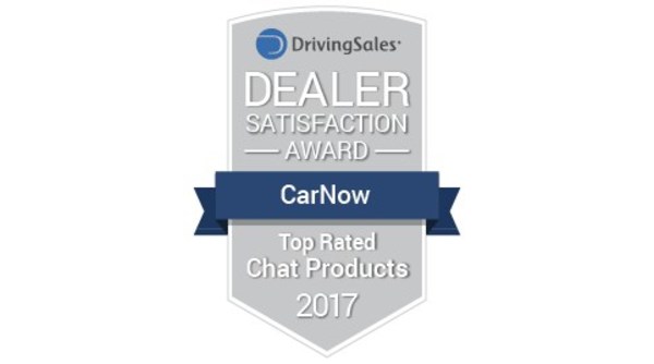 CarNow Receives "Top Rated" DrivingSales Dealer Satisfaction Award