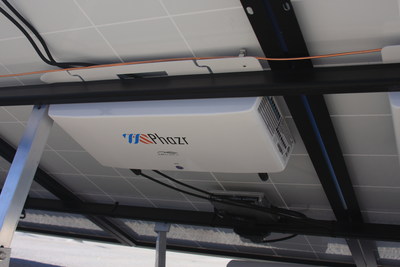 JLM Energy's Phazr mounts directly behind the solar panel. It is simple, plug-and-play technology that reduces design and installation costs, making energy storage an affordable option.