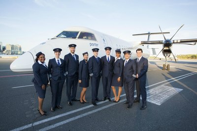 Porter Airlines is significantly investing in Thunder Bay, Ont., by adding flights and officially opening its new crew base for pilots and flight attendants. (CNW Group/Porter Airlines Inc.)