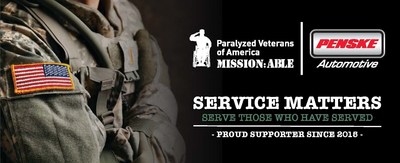 "Penske Automotive has donated more than $3 million to Paralyzed Veterans of America since 2015"