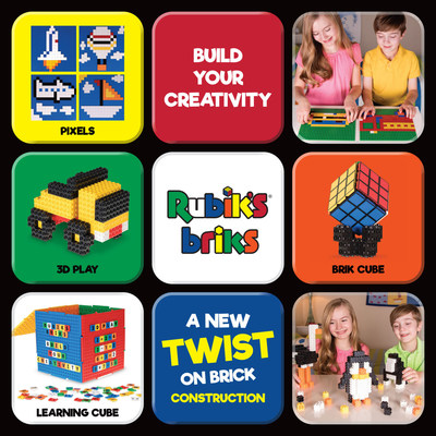 Strictly Briks and Rubik's Cube team up to create Rubik's Briks: see at Javits Toy Fair Booth 4103. 3D Play, Pixels, and Puzzles will have a new twist in 2018 as Strictly Briks reimagines the Rubik's Cube in the universe of brick construction. The original Rubik's Cube has been a Toy Fair staple since the 1980s but newcomer Strictly Briks makes its first appearance as an exhibitor in 2018 to celebrate their launch of their new RUBIK'S BRIKS range in New York City this February.