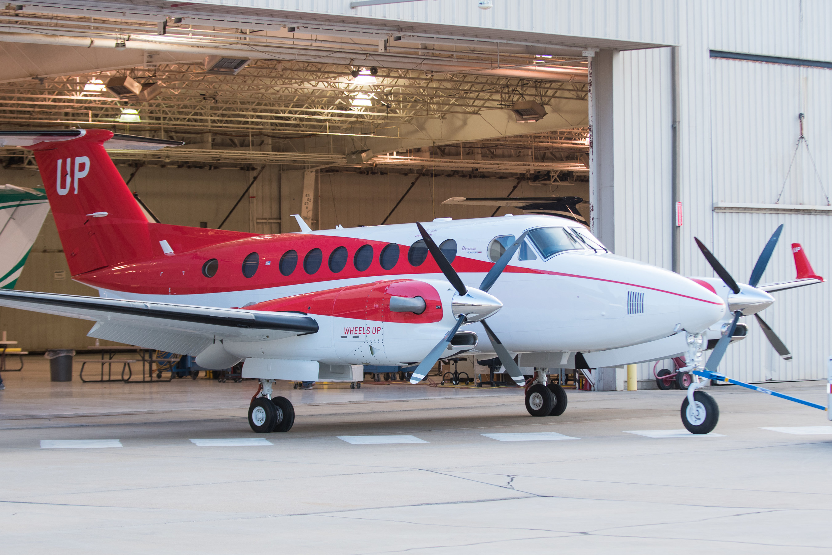 Wheels Up Unveils Red King Air 350i Aircraft During American Heart Month This February 18 To Support The American Heart Association And Simon S Heart