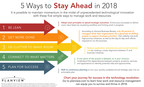 5 simple ways for enterprises to stay ahead in 2018