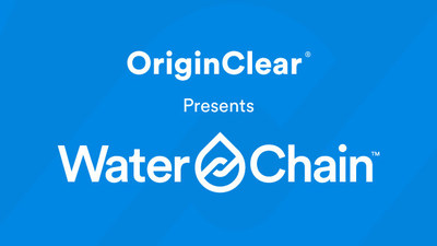 WaterChain is creating a water ecosystem on the blockchain to automate the complex chain of transactions that take place daily throughout the trillion-dollar global water industry. (PRNewsfoto/OriginClear, Inc.)