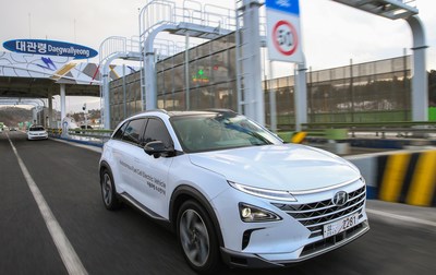 Hyundai Showcases World's First Self-driven Fuel Cell Electric Vehicle - SEOUL, Feb. 4, 2018 – A fleet of Hyundai Motor Company’s next generation fuel cell electric cars have succeeded in completing a self-driven 190 kilometers journey from Seoul to Pyeongchang. This is the first time in the world that level 4 autonomous driving has been achieved with fuel cell electric cars, the ultimate eco-friendly vehicles.
