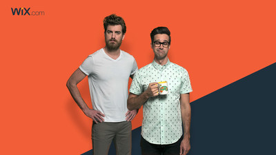 Wix taps YouTube superstars and internet influencers Rhett & Link to appear in their Super Bowl spot (PRNewsfoto/Wix.com Ltd.)