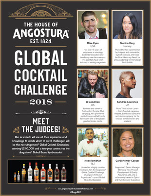 World's Best Bartenders to compete in Angostura(R) Global Cocktail Challenge