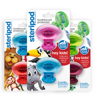 Leading pediatric dentists recommend Steripod Toothbrush Protectors to keep their patient's toothbrushes clean and safe. In celebration of National Children's Dental Health Month this February, shop now at http://amzn.to/2E5ARA5 and receive 15 percent off automatically applied at checkout - no code necessary.  #ncdhm