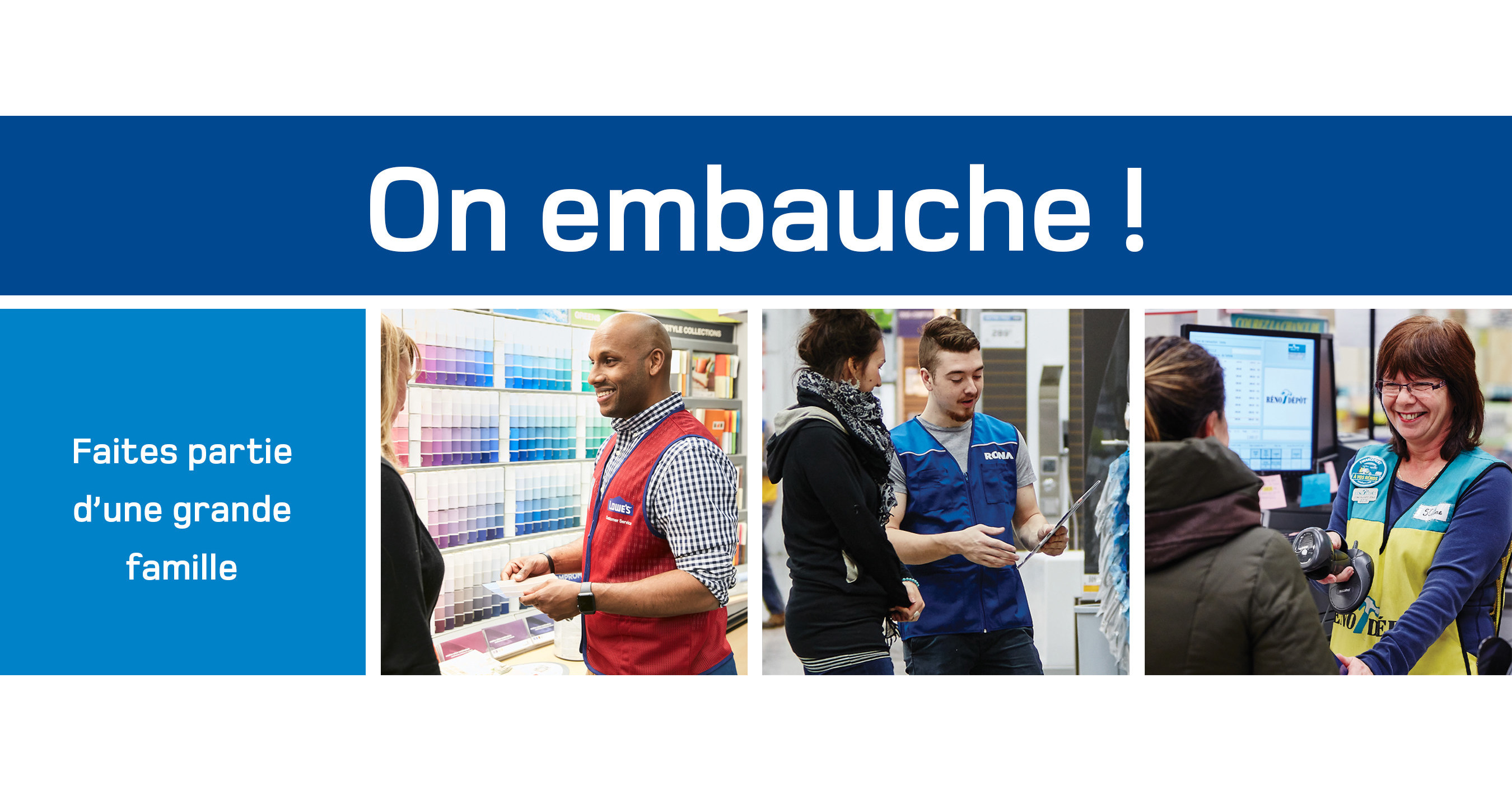 Ce printemps, Lowe's Canada embauchera plus de 7 000 employés dans ses