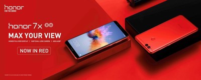 Limited-edition Honor 7X in red