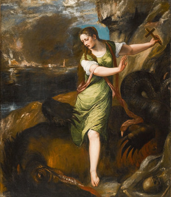 Saint Margaret, a painting by the Italian master Titian, was among the highlights of Sotheby’s 2018 Masters Week auctions, which achieved $82.5 million, more than double the total from one year ago.