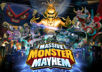DHX Brands has tapped Alpha Group as its global toy licensee, excluding Asia, for its action-packed sci-fi competition series, "Massive Monster Mayhem." (CNW Group/DHX Media Ltd.)
