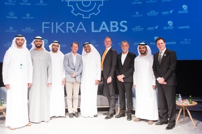 Peter Baumgartner, Etihad Airways CEO, Mohammed Abdulla Al Zaabi – CEO Miral, Fadi Ghandour Executive Chairman of WAMDA, Tony Douglas Etihad Aviation Group CEO, Ahmed Ali Al Sayegh, Chairman of Abu Dhabi Global Market, Magnus Olsson Founder and MD Careem, Mohamed Khalifa Al Mubarak, Chairman of the Department of Culture and Tourism – Abu Dhabi, Saif Saeed Ghobash, Director General of the Department of Culture and Tourism – Abu Dhabi, Khalifa Al Qubaisi, Acting Chief Commercial Officer, Abu Dhabi National Exhibitions Company (PRNewsfoto/Dept. of Culture Abu Dhabi)